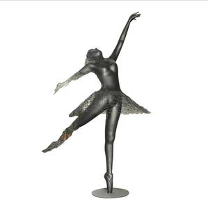 Estatua abstracta <span class=keywords><strong>de</strong></span> chica entrelazada <span class=keywords><strong>de</strong></span> alambre <span class=keywords><strong>de</strong></span> acero inoxidable, arte moderno, <span class=keywords><strong>escultura</strong></span> <span class=keywords><strong>de</strong></span> <span class=keywords><strong>bailarina</strong></span> <span class=keywords><strong>de</strong></span> <span class=keywords><strong>Ballet</strong></span> <span class=keywords><strong>de</strong></span> Metal - Product Image 2