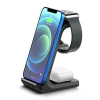 Vente chaude 3-en-1 support de téléphone multifonction universel nouveaux produits avec puissance de sortie 10W pour écouteurs charge sans fil rapide