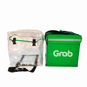 Custom Logo Waterproof Motorcycle Delivery Cooler Backpack Insulated Thermal Food Box Delivery Cooler Bag with PVC cover
