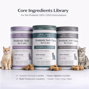 Suplemento en Polvo de Aceite de Pescado con Probióticos para Perros y Gatos, Absorción Rápida, Refuerzo Inmunológico, Alivia la Hinchazón y las Flatulencias Digestivas - Product Image 1