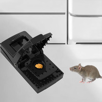 Piège à rat facile à installer avec ressort puissant et dents Piège tueur professionnel à taux de réussite élevé pour le contrôle rapide des rongeurs en vrac