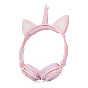 Precio de fabricación de oreja de gato genial <span class=keywords><strong>Kitty</strong></span> unicornio chicas encantadoras <span class=keywords><strong>auriculares</strong></span> - Product Image 3