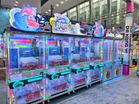 TAIKONGYI Machine de pêche d'intérieur innovante et personnalisable avec grue et bac de stockage plus grand, corps transparent en acrylique et métal