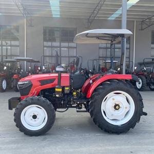 Tractor rojo 4x4 con transmisión por engranajes para uso agrícola, alto nivel de seguridad - Product Image 5