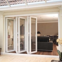 Porte pliante en aluminium, style ouvert, de haute qualité