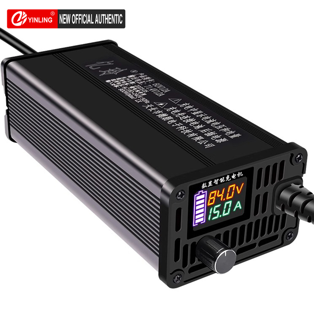 Adjustable 60V Lithium Battery Charger Fast Charge 71.4V 73V 67.2V 2-8A 2-10A 2-15A
