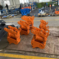 Attache rapide hydraulique Powertilt autrichienne 180° de 5, 6, 8, 9 tonnes °   Attelage inclinable avec certificat CE