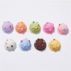 Ice Cream Ball Simulation Food Play Resin Accessories Resin Ice Cream For Decoration