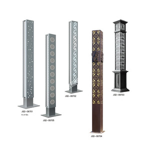 ไฟสนามหญ้า LED สำหรับภายนอกอาคาร กันน้ำ ทำจากสแตนเลส ไฟสวน IP65 แบบกึ่งฝัง ดีไซน์ทันสมัยเรียบง่าย - Product Image 2