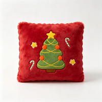 Coussins décoratifs en peluche personnalisés sur le thème de Noël, style dessin animé, pour canapé, à câliner, pour la décoration intérieure - Vente en gros