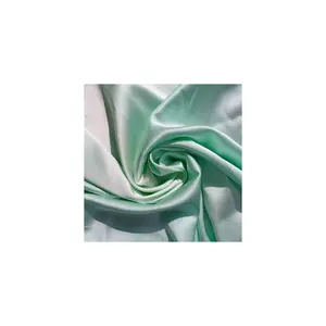 19mm dyed silk satin can custom pattern fabric for woman dress and scarf