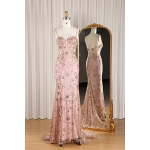 gold dress karen millen Sparkly Rose Gold Sequin Quinceanera Dresses Sweet 15 Dress Wedding Go –  Viniodress main image 0