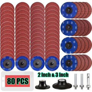 Juego de almohadillas de pulido Proxxon de 3 pulgadas para amoladora angular, discos de pulido de alúmina gruesa con adaptador de cambio rápido - Product Image 4