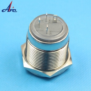 12mm 16mm 19mm 22mm 25mm 28mm 30mm Drucktastenschalter, Verriegelnd und Momentan, Beleuchtet, Wasserdicht - Product Image 3