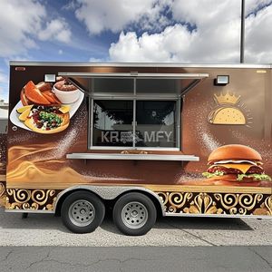รถพ่วง2025เคลื่อนที่พร้อมอุปกรณ์ครบครันรถเทรลเลอร์ขายอาหารเรียกน้ำย่อยพิซซ่าในครัว - Product Image 5