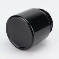 2025 nouveau 60-450ml PET noir sport Nutrition protéine poudre pot en plastique poudre bouteille pour supplément Capsule pilule bonbons avec couvercle