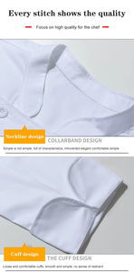 Master Chef Favourite Cosy Set Lavable Restaurant & Bar Uniformes Cocina E De Restaurant & Bar Personnel - Product Image 4