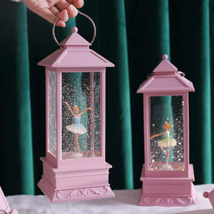 Boîte à musique globe à neige rotative avec ballerine dansante et effet de neige tombante, cadeau d'anniversaire musical pour filles et décoration de chambre d'enfant - Product Image 5