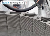 Robot d'impression 3D en béton pour la construction de maisons, de parterres de fleurs, de ponts et de paysages - Imprimante 3D de construction