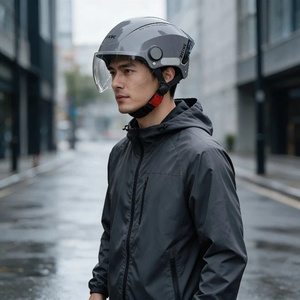 Casco de Seguridad Unisex de Media Cara para Bicicleta Eléctrica, Motocicleta, Scooter, Todas las Estaciones, Aprobado por DOT, Cierre Rápido, Visera Doble - Product Image 6