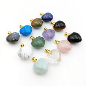 ธรรมชาติจีนคู่เครื่องประดับขวดน้ำหอมสัญลักษณ์ความรักแฟชั่นจี้พลอยน้ำมันหอมระเหยจี้หัวใจเครื่องประดับ - Product Image 2