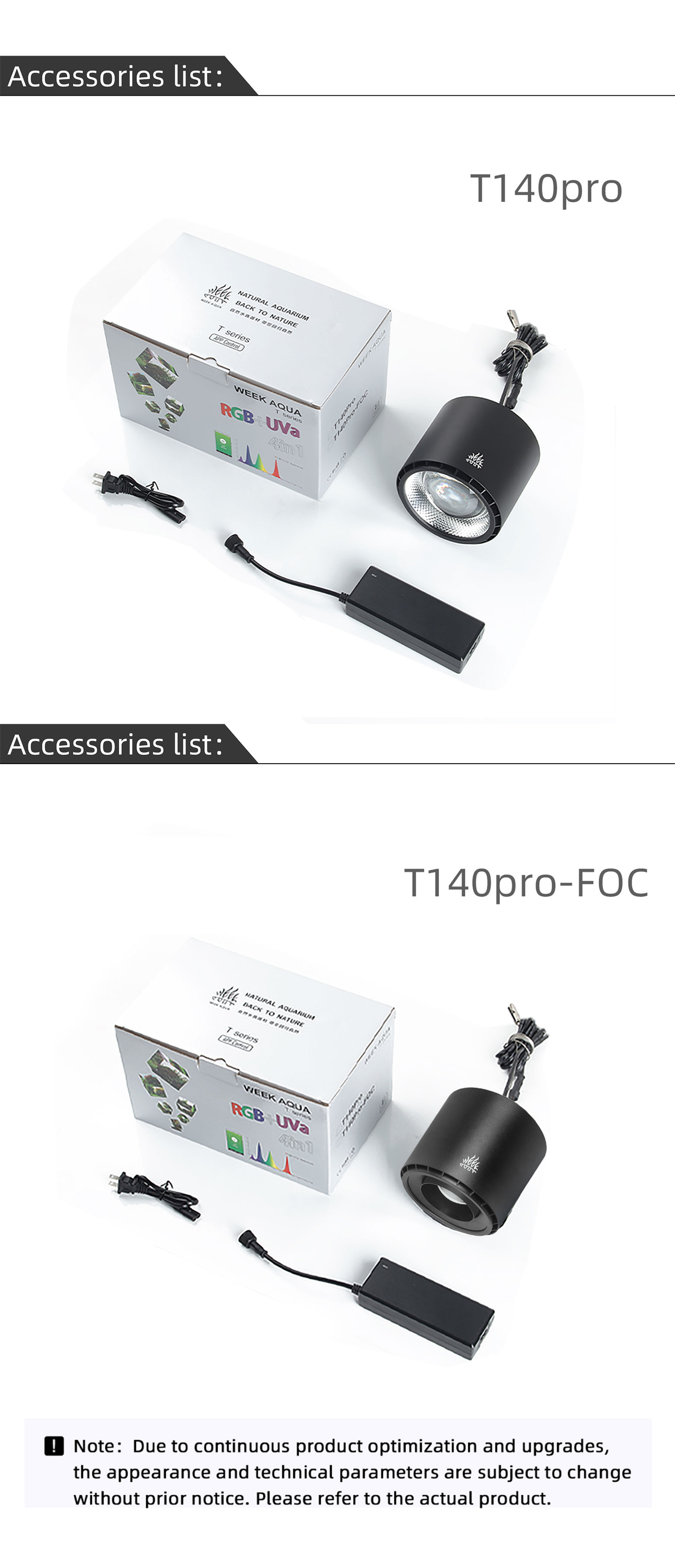 WEEK AQUA 90w COB RGB LED Aquarium Light - High Quality
