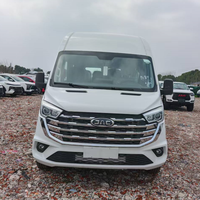 Minibus JAC TOANO 16 places à toit haut 2025, diesel 4-6L, manuel, Euro 4, conduite à gauche, occasion comme neuf, en stock