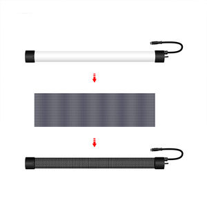 Светодиодная пиксельная трубка ArtNet круглой формы с бесконечным вращением, цифровая, DC24V, 360 градусов, UCS2904, RGBW, высокая яркость - Product Image 4