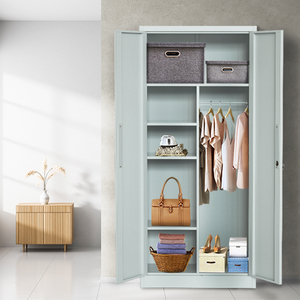 Đồ Nội Thất Thương Mại <span class=keywords><strong>KD</strong></span> 2 Đu Cửa Thép Tủ Quần Áo Văn Phòng Kim Loại Tủ Cho Quần Áo Tủ <span class=keywords><strong>Locker</strong></span> Sắt <span class=keywords><strong>Locker</strong></span> Trên Bán - Product Image 2