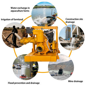 Pompa Air Sentrifugal Diesel 6-inci dengan Vakum, Pompa Drainase Bangunan, Pompa Irigasi - Product Image 4