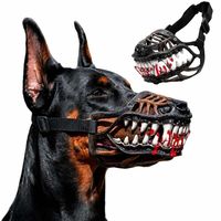 Produits de dropshipping 2026 : Muselière de chien effrayante avec sangle réglable et flexible, Masque de cosplay Halloween à dents 3D, Agent de dropshipping