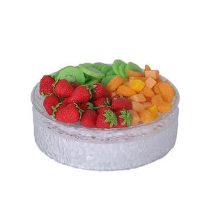 Led Illuminated Fruit Platter Round Divided Serving Tray For <b>Bars</b> Ktv Nightclubs Creative <b>Snack</b> Dish With Light Up Base - Product Image 4