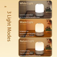 Lampe de chevet LED télécommandée pour bébé, veilleuse d'allaitement, trois températures de couleur réglables, protection oculaire, pour chambre d'enfant