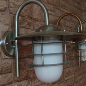 Lampe murale extérieure en acier inoxydable, verre trempé, LED, étanche, éclairage de jardin, forme cylindrique, 110-240V, montage mural - Product Image 2
