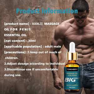 TONISABERY Hochwertiges Effizientes <span class=keywords><strong>Penis</strong></span> XXL Dauerhaftes Männer-Vergrößerungsöl Natürliches Kräuter-Massageöl Sexspielzeug - Product Image 3