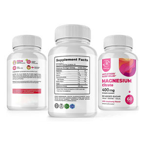 Bonbons gélifiés au magnésium végétalien spécialement conçus pour soutenir le système immunitaire et soulager le stress, complément de citrate de magnésium - Product Image 2