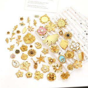 Bán buôn 18K vàng mạ thép không gỉ tự làm đồ trang sức thành phần phát hiện cho hoa lá giả ngọc trai - Product Image 3