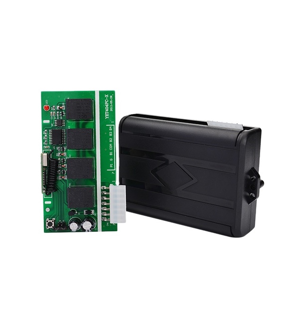 Manufacture CE Controller 4 Channel DC12V/24V Optional 315/433MHz Wireless Intelligent Receiver Automatic Door YET404PC-X