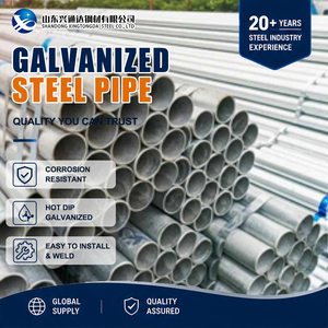 Hot Dip Galvanized DX51D DX52D Z100 G/sqm 141.3mm 2.0mm Grooved Galvanized Steel Pipe with Excellent Corrosion Resistance - Product Image 1
