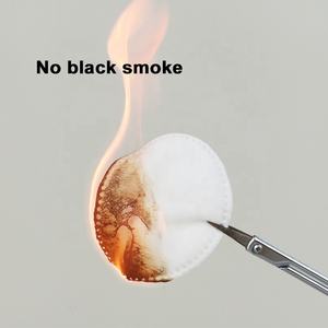 Disques de coton écologiques absorbants et doux sans peluches pour le démaquillage du visage et des ongles - Product Image 4