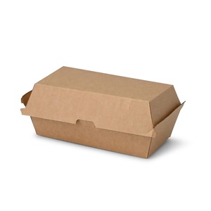 Boîtes à emporter jetables avec couvercle à charnière 21,4x11,4x8,5cm en carton kraft, contenants alimentaires jetables - Product Image 4