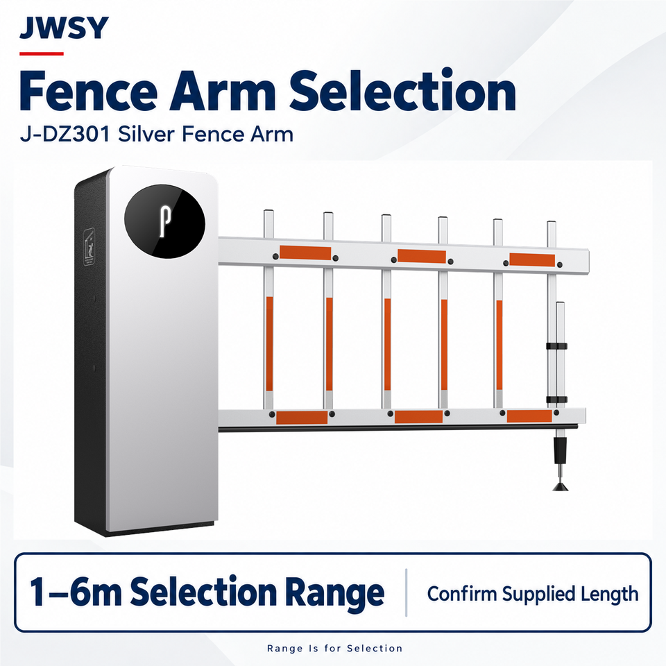 Fence Arm Barrier Gate With Manual Handwheel for Access During Power ...