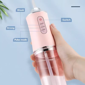 <span class=keywords><strong>Irrigador</strong></span> Bucal Portátil Mini IPX7, Inalámbrico, para Dientes, 3 Modos, 4 Boquillas, Limpiador <span class=keywords><strong>Dental</strong></span> - Product Image 4