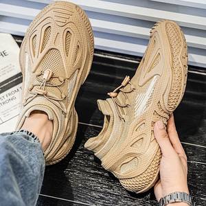 Zapatos de hombre 2025, zapatillas informales de moda sin cordones, nuevo estilo, malla transpirable, zapatos de punto, zapatos ligeros de verano personalizables - Product Image 3
