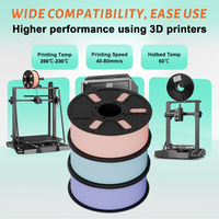 Filament PLA Noir Mat 1,75 mm 1 kg Surface Non Brillante Anti-Emmêlement Emballé Sous Vide Température d'Impression 200°C Fabriqué en Chine pour Imprimantes