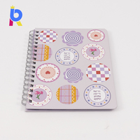 Carnet à spirale souple B6 écologique en papier, gaufrage à sec, encre végétale, pour étudiants, vente en gros