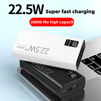 30000mAh QC3.0 22,5 W 20W Carga rápida Banco de energía de alta capacidad Estación de energía con tecnología GaN y carga solar