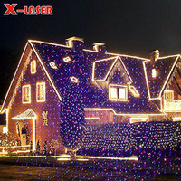 Le projecteur de Noël de laser allume l'extérieur à distance imperméable pour la cour extérieure de jardin de partie