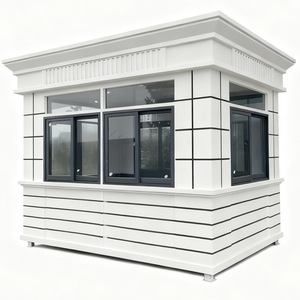 Steel Structure Sentry <b>Box</b> Guard House Modern Design Outdoor <b>Security</b> Booth Prefab Steel Building - Product Image 1