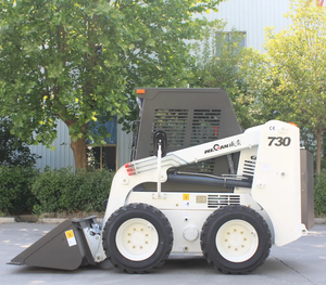 Minicargadora de 730 kg, Equipo de Deslizamiento para <span class=keywords><strong>Tractor</strong></span>, Minicargadora de 4 Ruedas con Motor, Seminueva - Product Image 2
